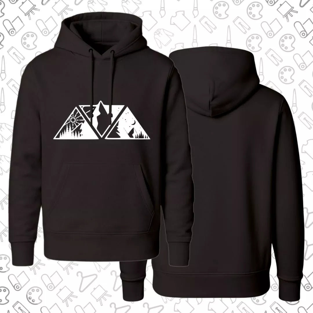 Men's "Tri-Angles" Graphic Hoodie - Essential Streetwear