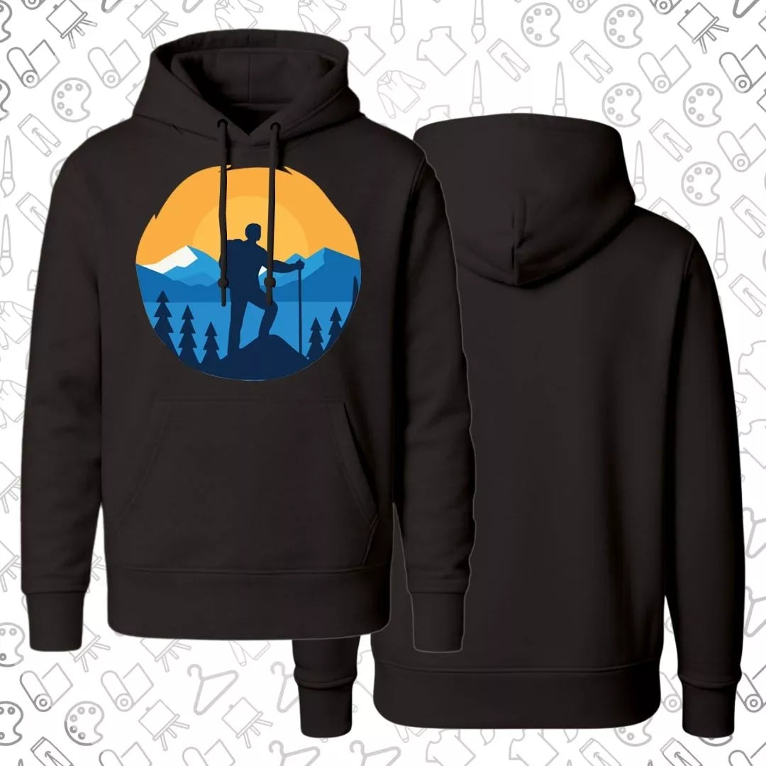 Basic Hoodie | Hiking in Sunset