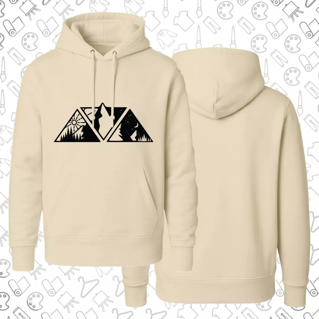 Men's "Tri-Angles" Graphic Hoodie - Essential Streetwear