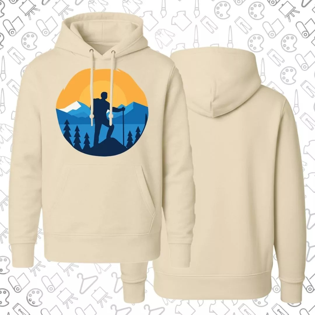 Basic Hoodie | Hiking in Sunset