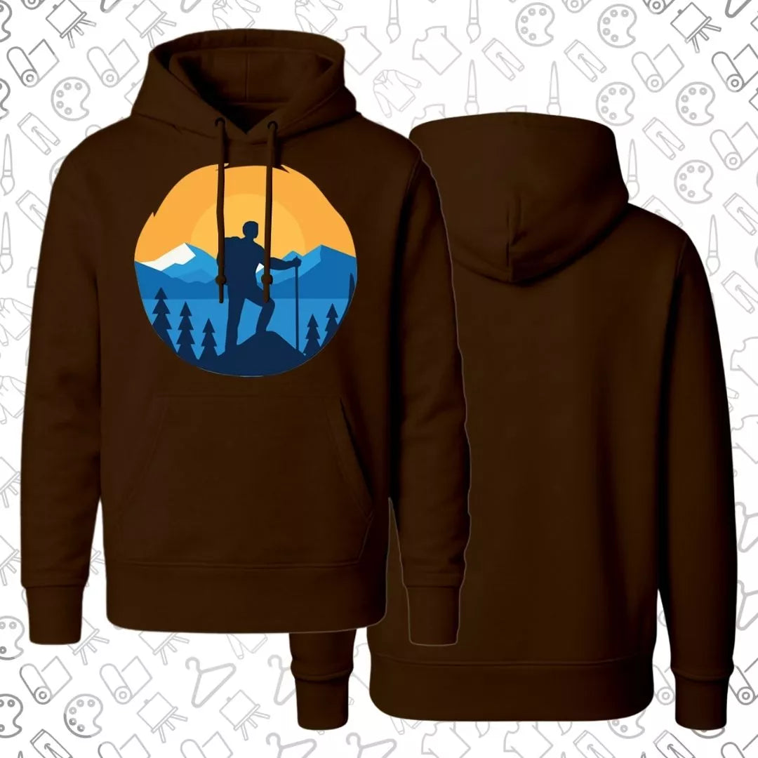 Basic Hoodie | Hiking in Sunset