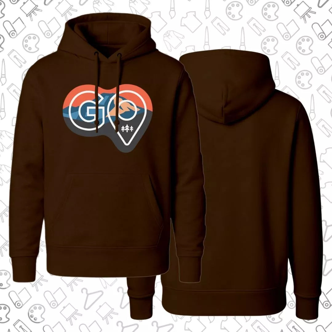 Men's "Go Adventure" Graphic Hoodie - Essential Streetwear