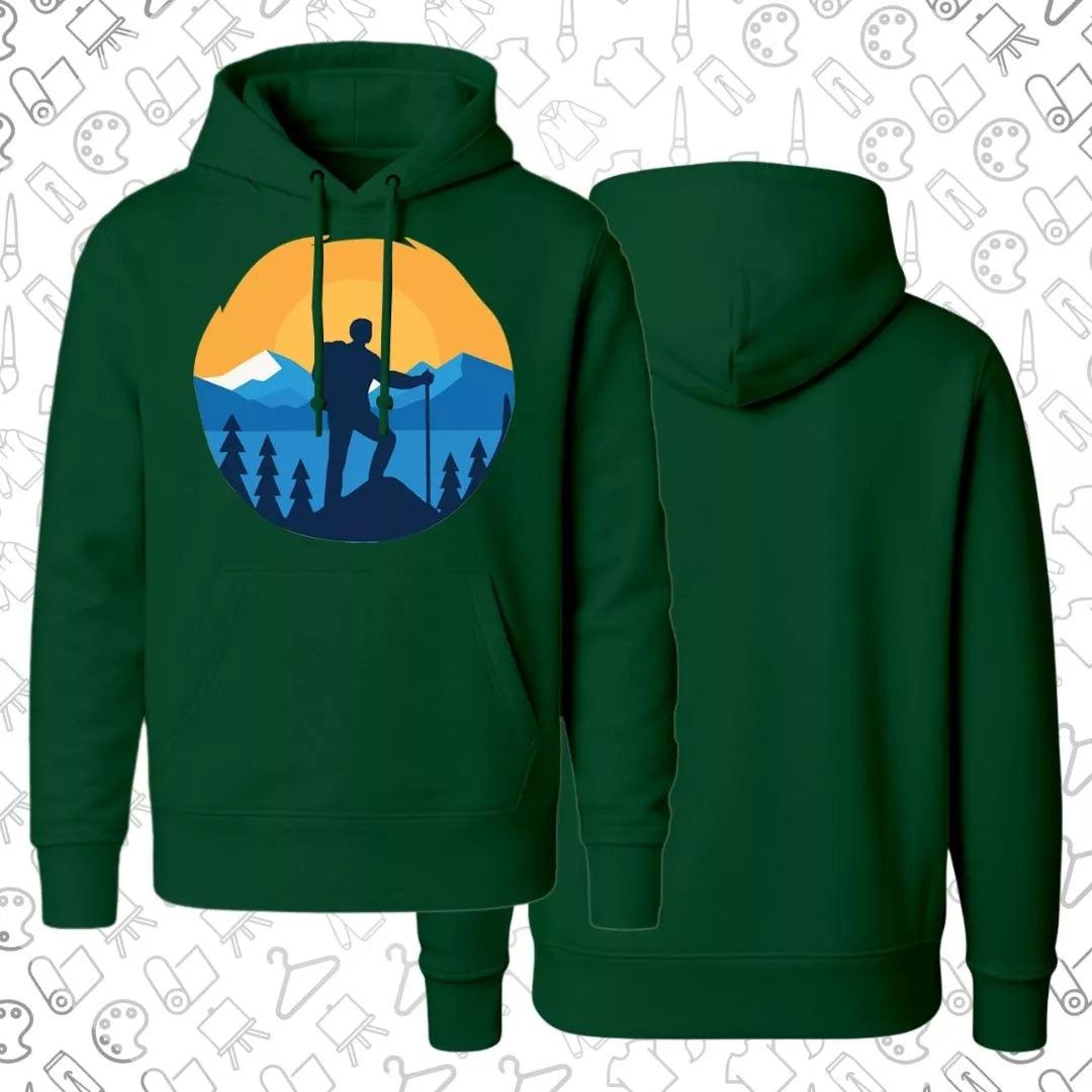 Basic Hoodie | Hiking in Sunset