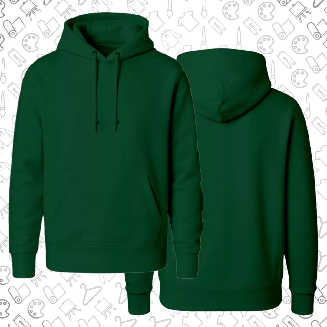 Men's Plain Hoodie - Essential Streetwear