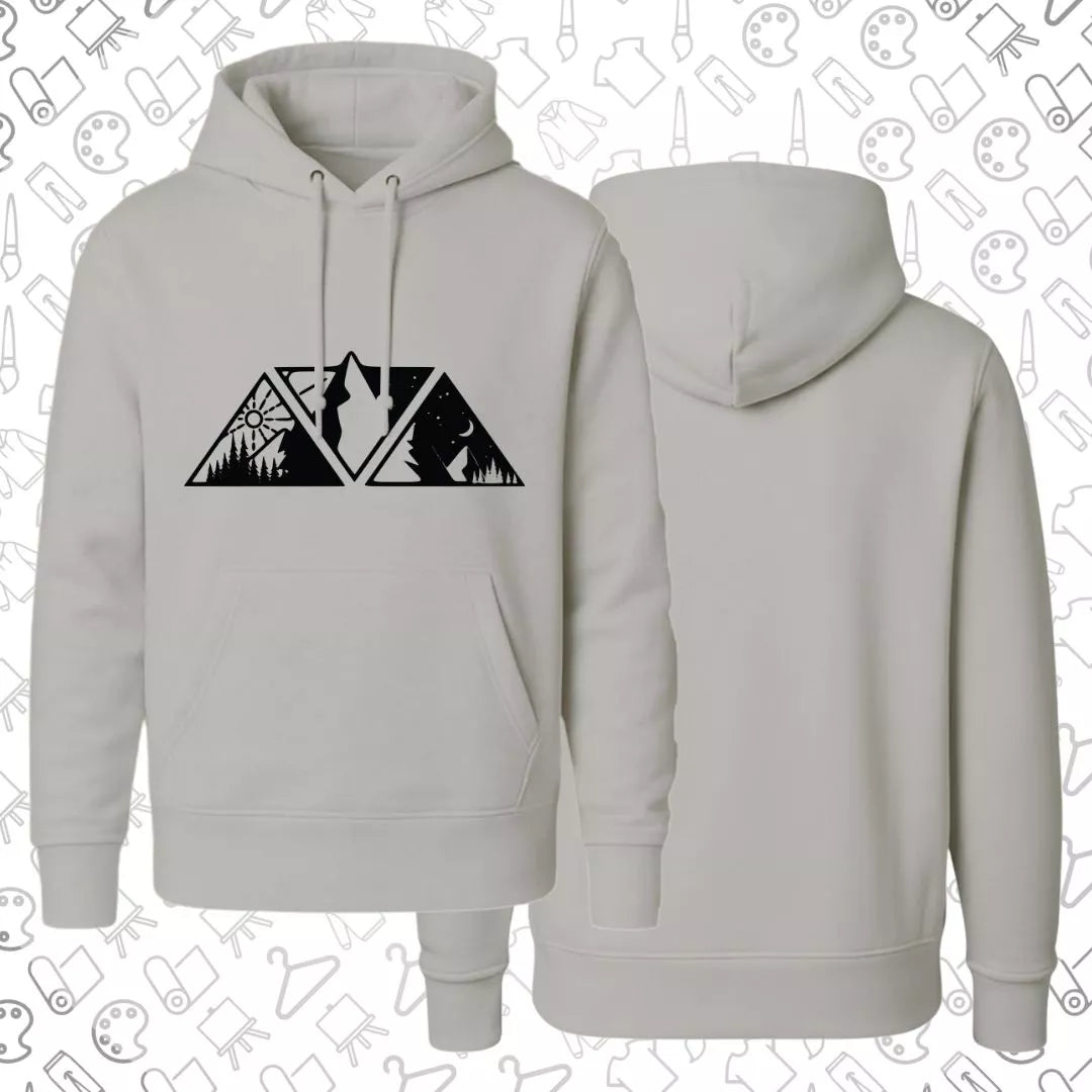 Men's "Tri-Angles" Graphic Hoodie - Essential Streetwear
