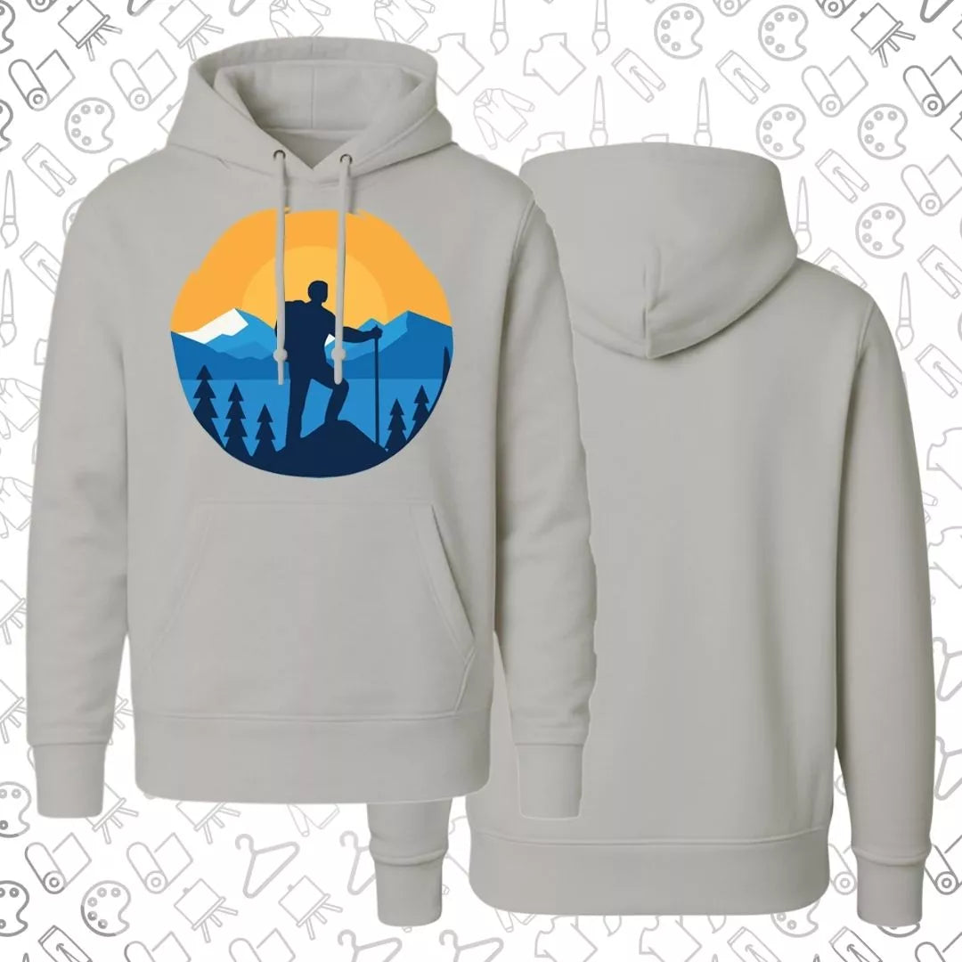 Basic Hoodie | Hiking in Sunset