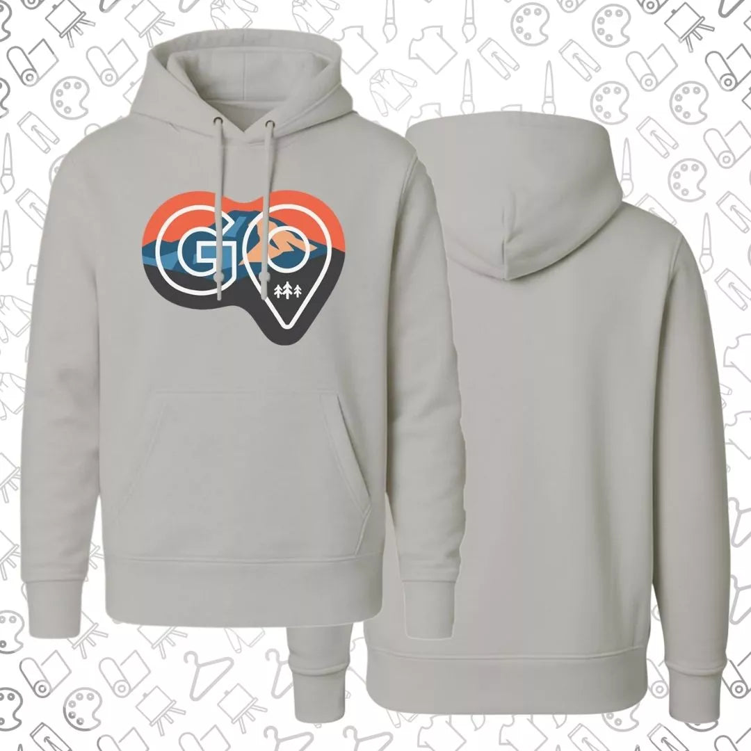 Men's "Go Adventure" Graphic Hoodie - Essential Streetwear