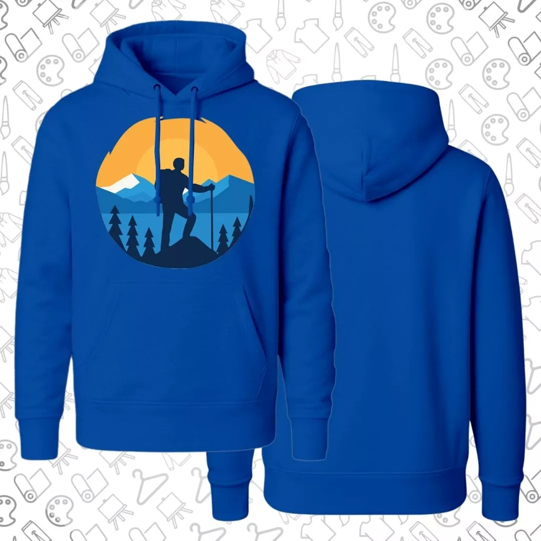 Basic Hoodie | Hiking in Sunset