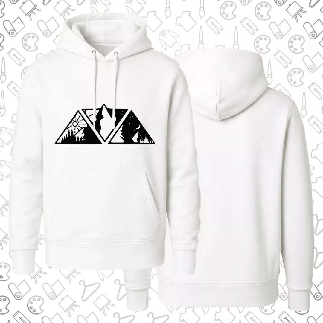 Men's "Tri-Angles" Graphic Hoodie - Essential Streetwear