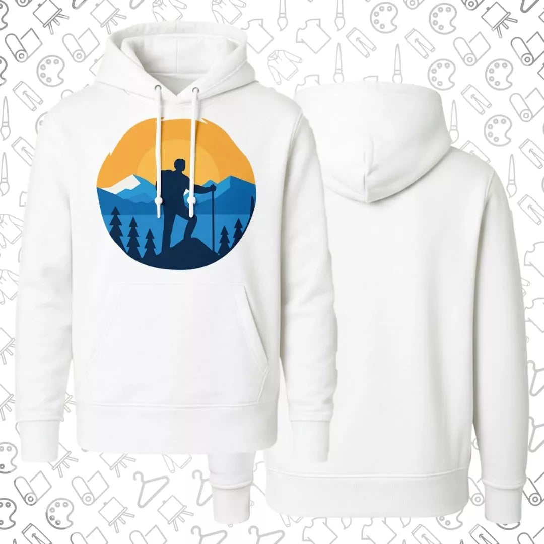 Basic Hoodie | Hiking in Sunset